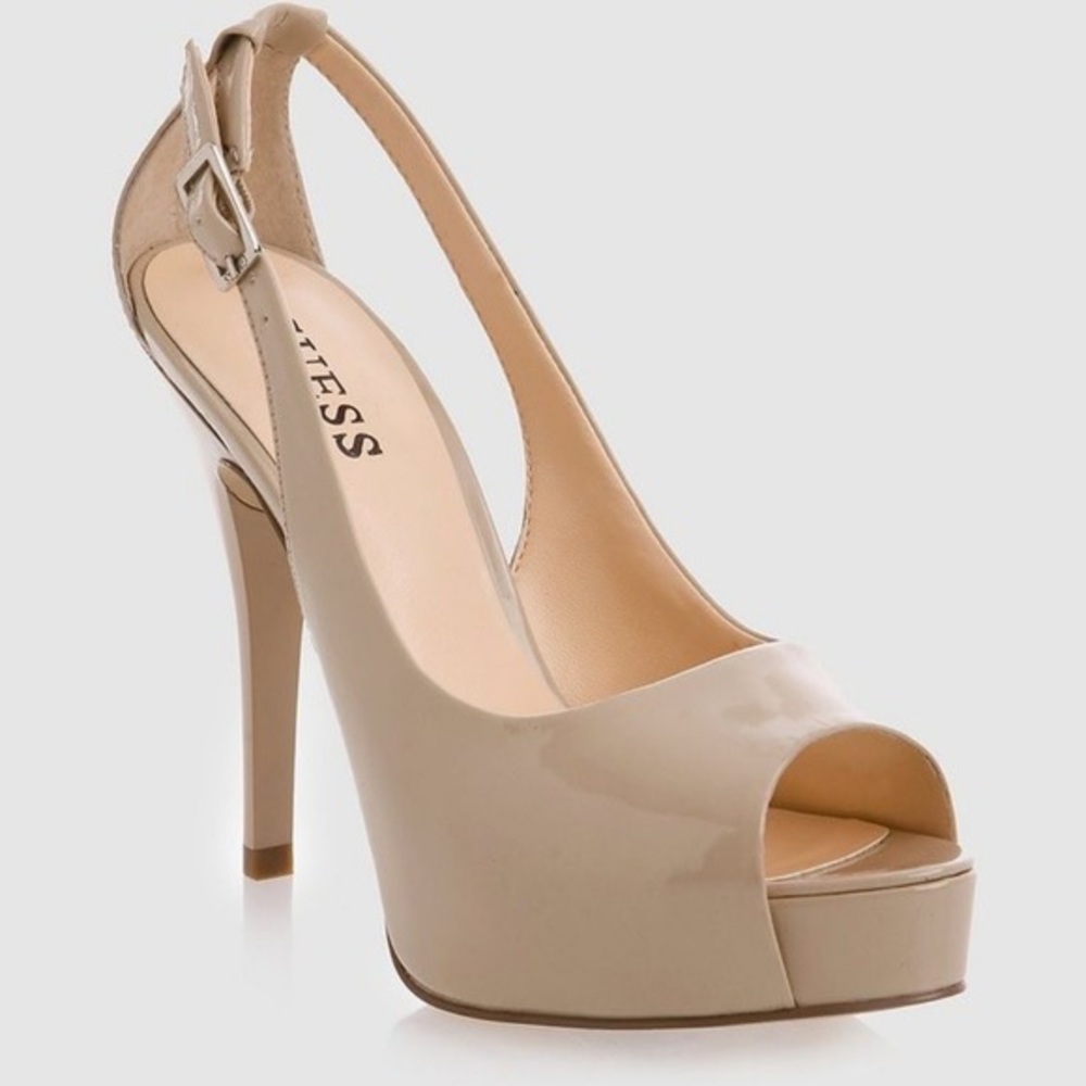 Guess Size 6 1/2 Light Nude Heels